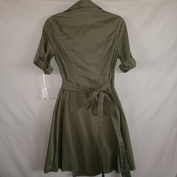 Converse One Star Wrap Dress NWT Small! Army Green - Picture 3 of 4